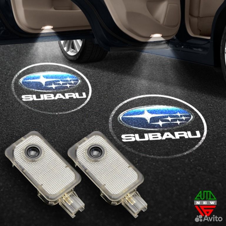 Штатная подсветка дверей Субару Трибека - Subaru T