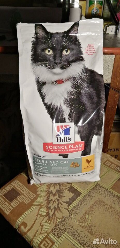 Корм Hill's сухой корм для взрослых кошек купить на Зозу.ру - фотография № 4