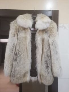 Шуба-куртка из меха волка