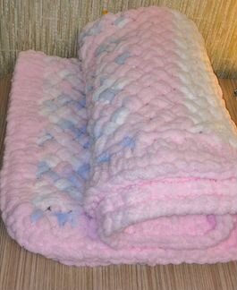Плед/одеялко в кроватку alize puffy color 90*100