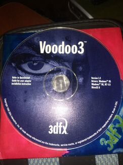 Диск от видекарты Voodoo3