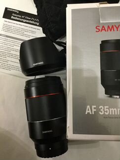 Sony FE : Samyang Af 35/1.4 Авито-доставка
