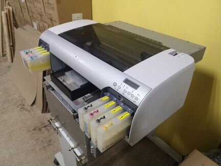 Текстильный принтер А2 формата с белым цветом