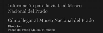 Билеты в музей Prado