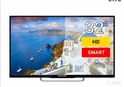 Телевизор Polarline 32 (80см) Smart TV, Wi-Fi новы