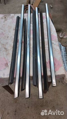 Молдинги стекла дверей бархотки Форд мондео 4