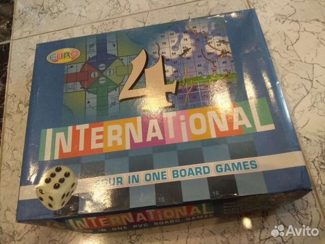 Игра настольная 4в1