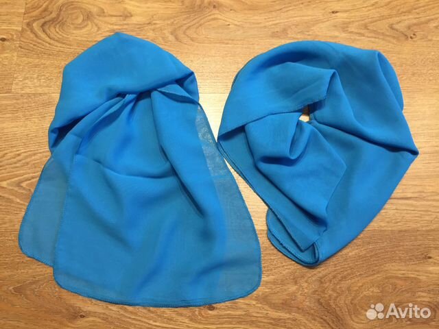 Шарф голубой (2 шт.)