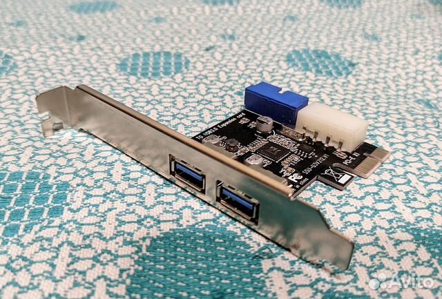 PCI-E USB 3.0 адаптер, передняя панель в системник