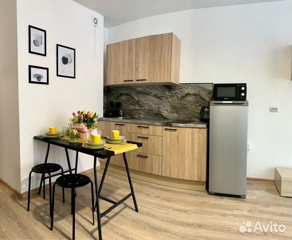

Квартира-студия, 28 м², 2 кровати