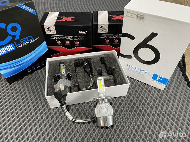 Лампочки Led с6 h3 6000k