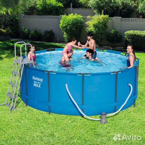 Бассейн bestway 366 х 133 и фильтр-насос,лестница