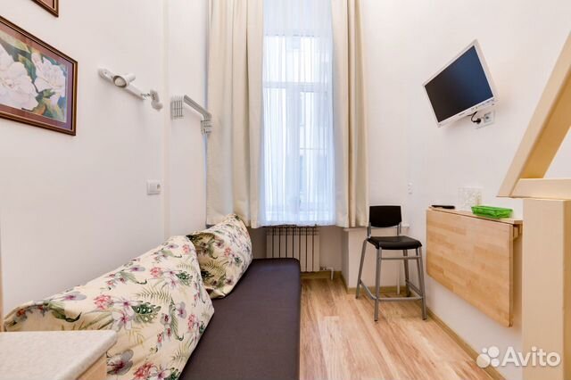 

Квартира-студия, 14 м², 2 кровати