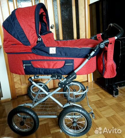 Коляска Prampol с конвертом на овчине