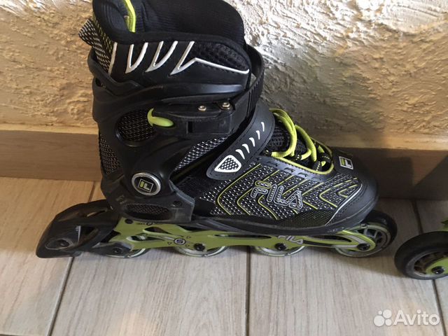 Ролики Fila Wizy Alu Lime