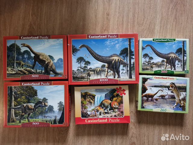 Динозавры Картина 3D, Пазлы, закладки, лото