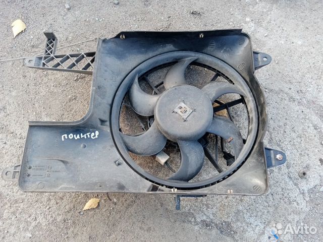 Вентилятор радиатора на Фольксваген Поинтер 2004г