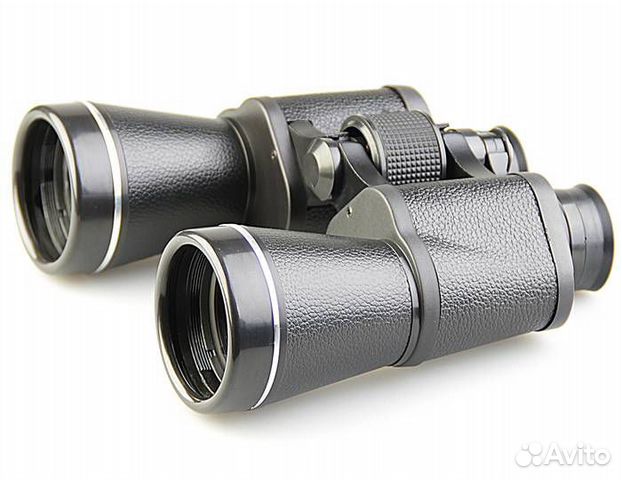 Бинокль Veber Classic бпц 20x50 черный, кожа