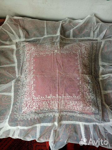 Накидки на подушки,новые, советских времён, 2 штук