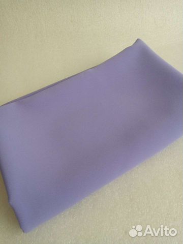 Креп (отрез ткани) сиреневого цвета