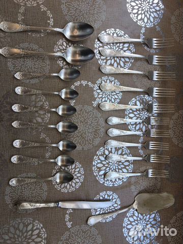 Мельхиоровые столовые приборы