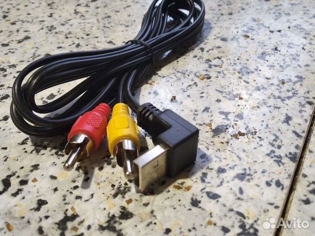 Кабель USB на AV (тюльпан ), 2м