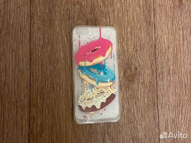 Чехол на iPhone 5 5s se TPU прозр. с рисунком 3шт