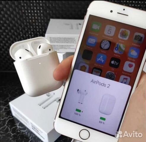 Беспроводные наушники apple airpods 2