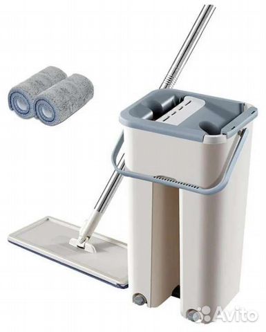 Швабра с ведром и отжимом/Швабра