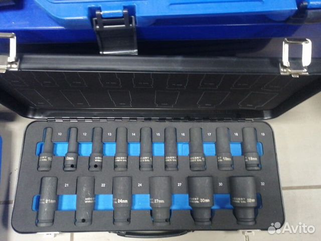 Набор ударных глубоких головок 6-32мм