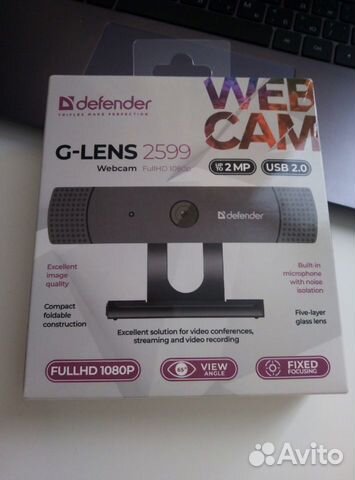 Веб камеры defender g lens 2599. G-Lens 2599.