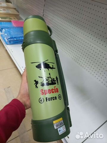 Термос военный 2.1л много