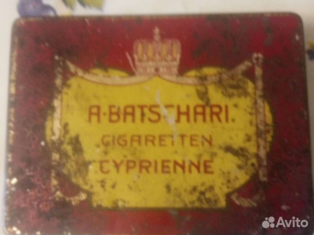 Жестяная коробка из под сигарет