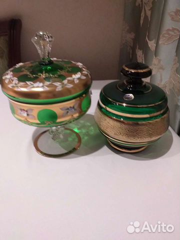 Вазы конфетницы Богемия