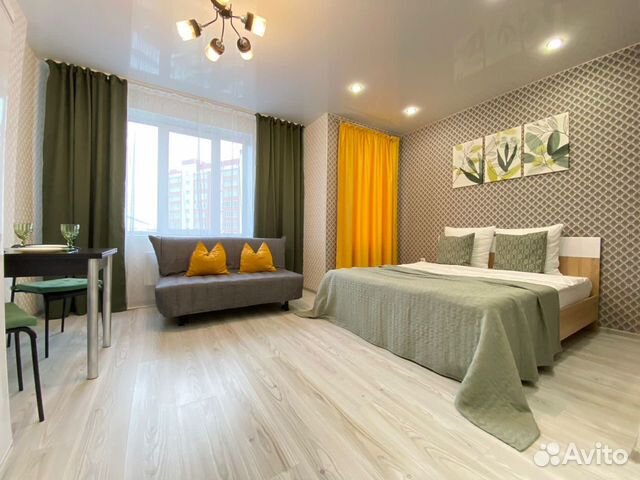 

Квартира-студия, 33 м², 4 кровати