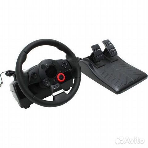 Игровой руль logitech driving force gt