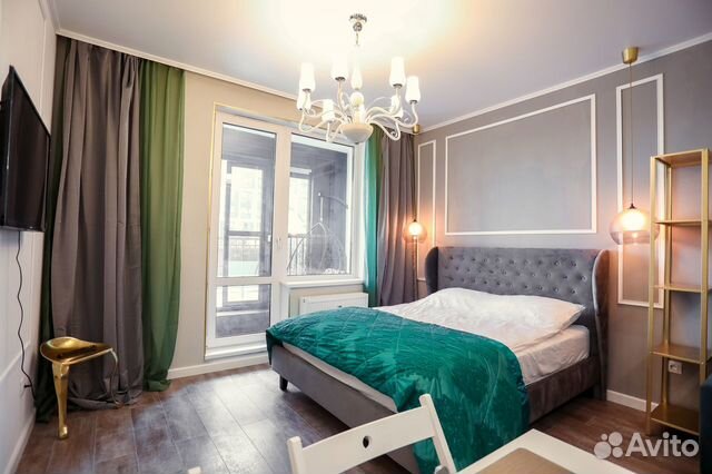 

Квартира-студия, 32 м², 2 кровати