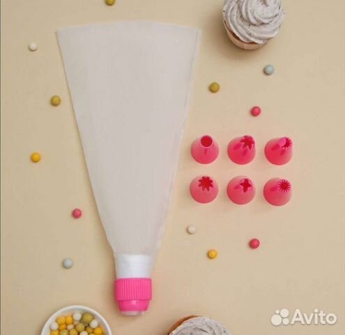 Кондитерский мешок, с насадками