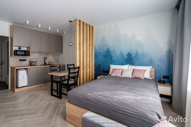 

Квартира-студия, 25 м², 2 кровати