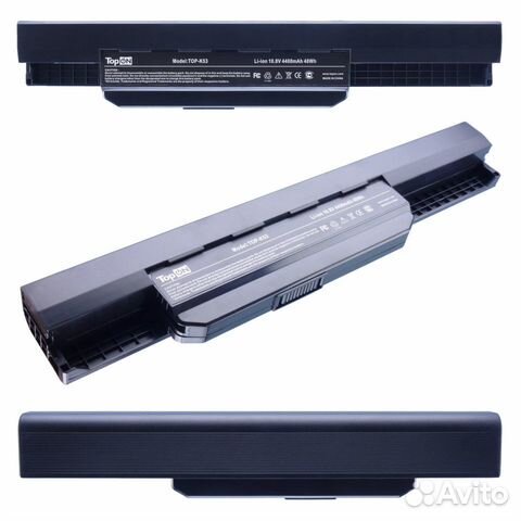 Аккумулятор TOP-K53 10.8V 4400mAh 48Wh для ноутбук