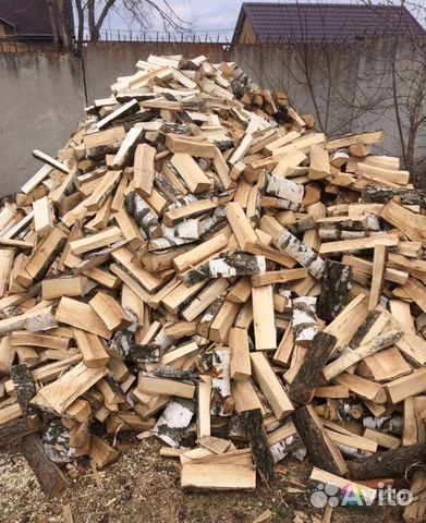 Дрова березовые колотые сухие