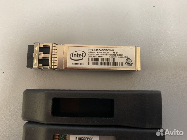 SFP+ intel E10gsfpsr (новые)