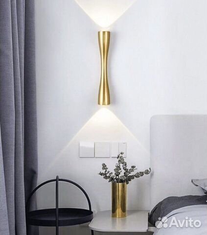 Светильник бра Elegant 4303 gold/золото 230*60 mm