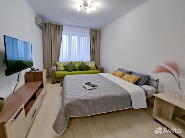 

1-к. квартира, 39 м², 2 кровати