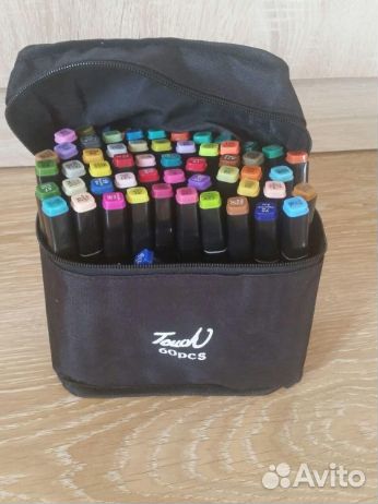 Двусторонний маркер для скетчинга Touch 60 цветов