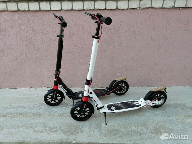 Самокат с дисковым тормозом новый