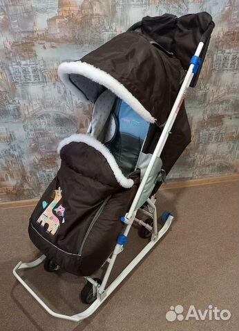 Коляска санки Ника Умка 3-2