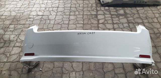 Бампер задний Тойота Ипсум 2003-2012г