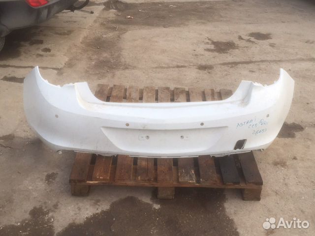 Бампер задний opel astra j седан