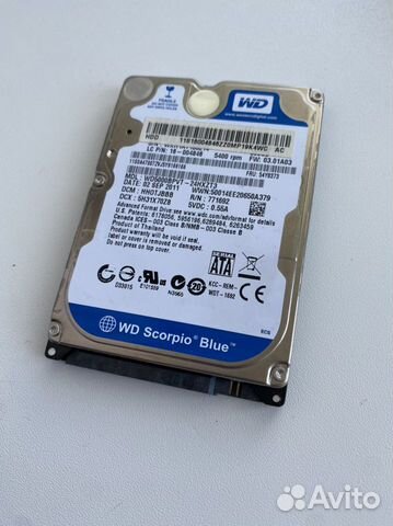 Жесткий диск WD 500 Gb 2.5